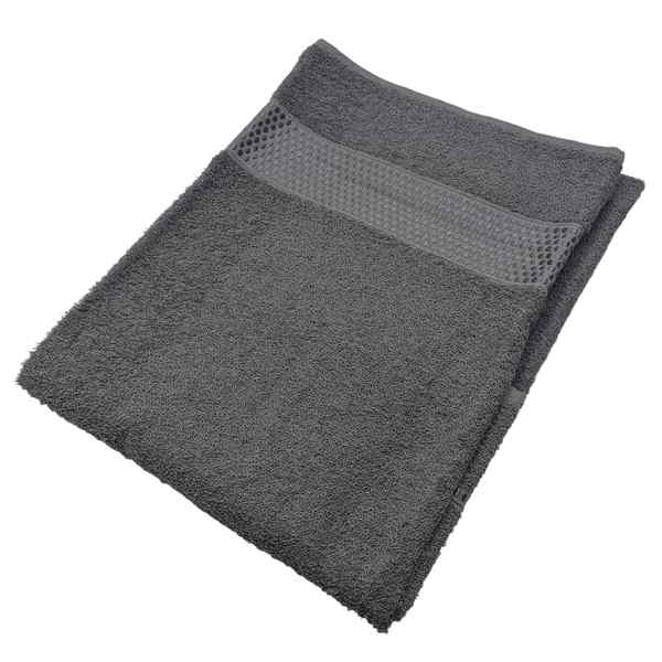 Toalla de baño, 100% algodón, 70x130cm, 360g, gris, Berlina by Teka