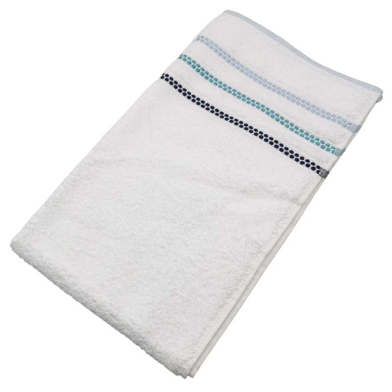 [HV1234A] Toalla de mano, 100% algodón, 45x75cm, 450g, blanco, Berlina by Teka