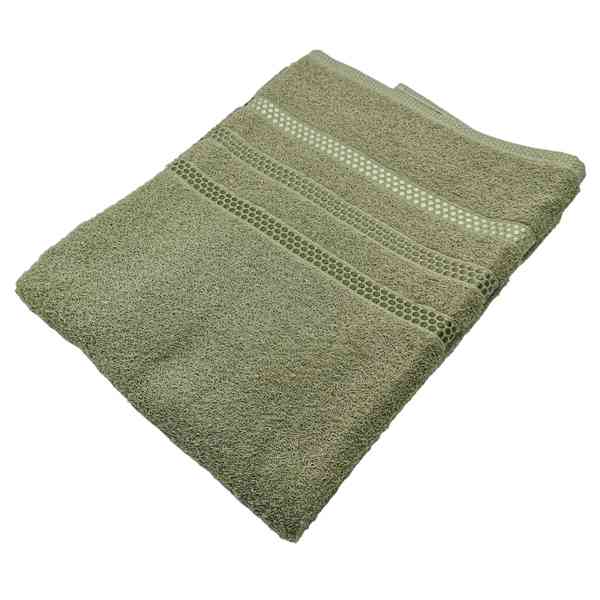 [HV1235B] Toalla de baño, 100% algodón, 70x140cm, 450g, verde, Berlina by Teka