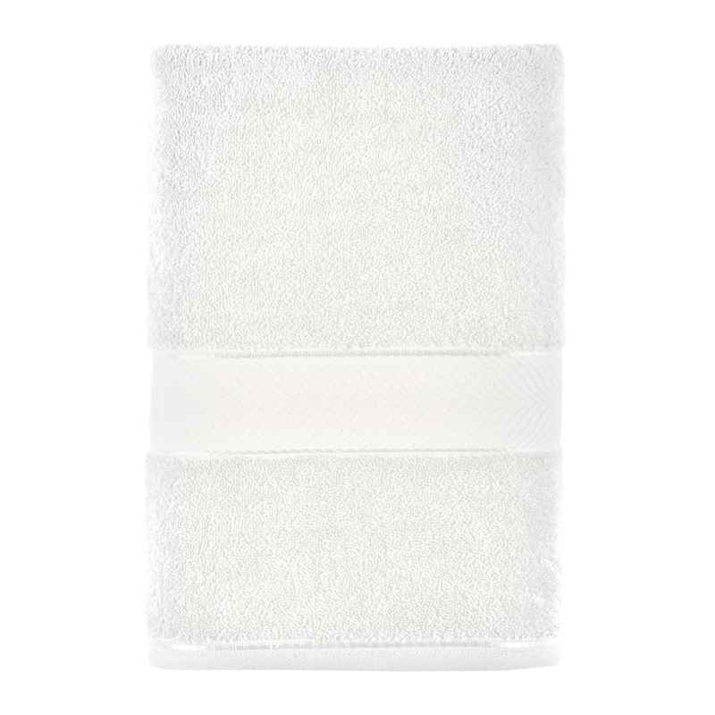 [HV1248A] Toalla de mano, 100% algodón, 45x80cm, 520g, premium, blanco, Berlina by Teka