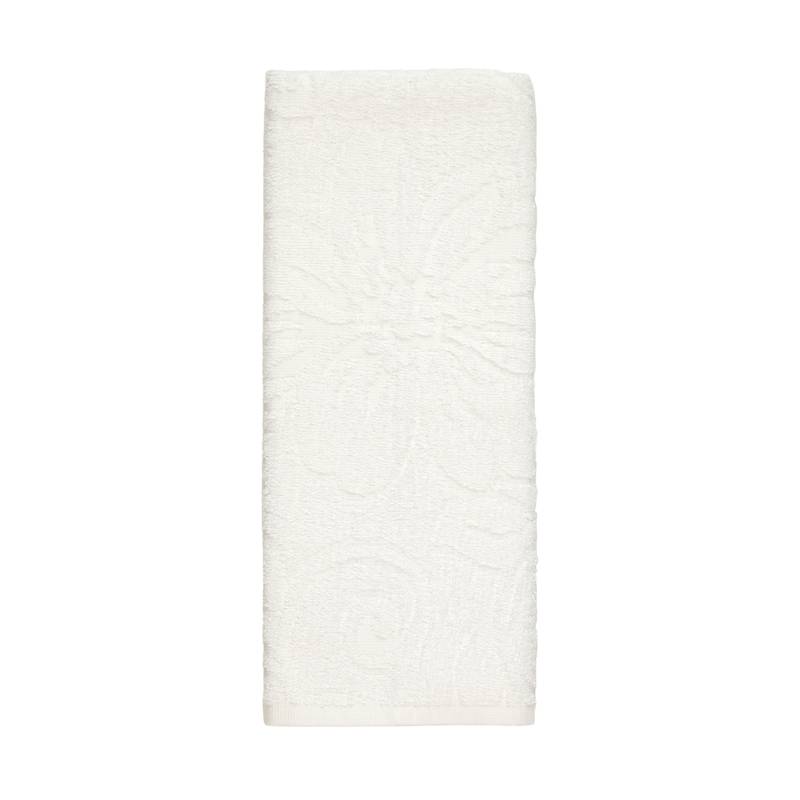 [HV1251A] Toalla de mano, 100% algodón, 45x75cm, 450g jacquard, blanco, Berlina by Teka