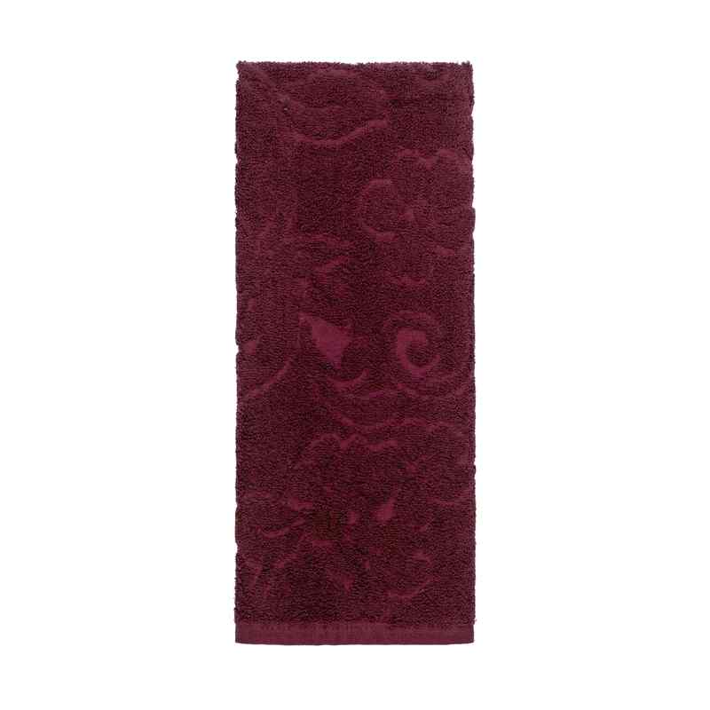 [HV1251D] Toalla de mano, 100% algodón, 45x75cm, 450g jacquard, bordó, Berlina by Teka