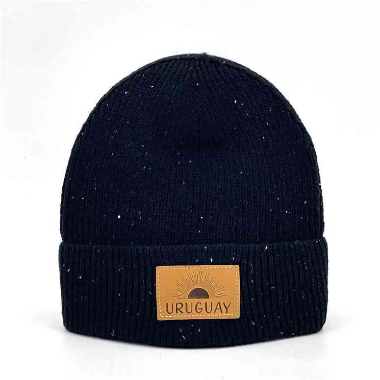 Gorro de adulto tejido, URUGUAY, jazpeado, Armoric
