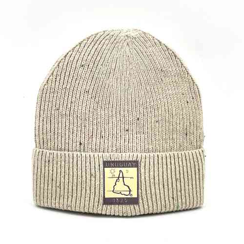 [HV1255C] Gorro de adulto tejido, URUGUAY, jazpeado, Armoric