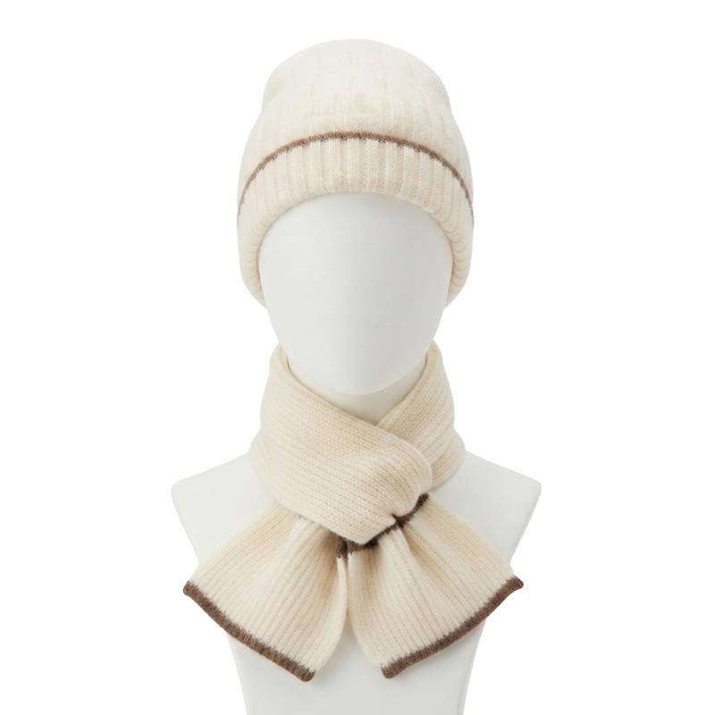 [HV1285] Gorro de adulto tejido, forrado con bufanda incorporada, varios colores