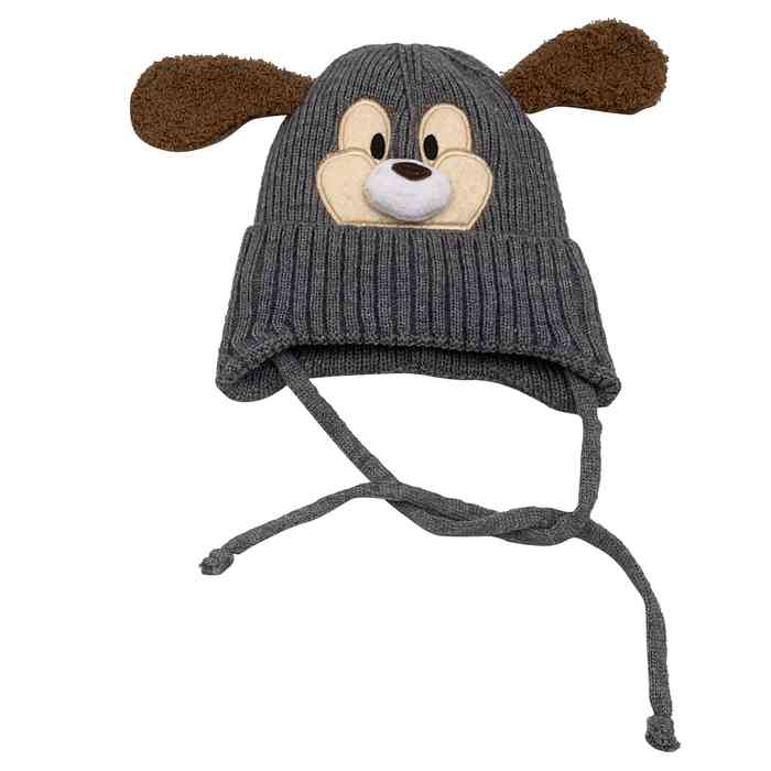 [HV1293] Gorro infantil, tejido forrado con cintas, varios colores