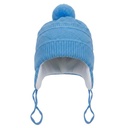 Gorro infantil, tejido forrado con orejeras, varios colores