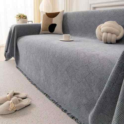 [HV1301] Funda cubre sillón, colcha de chenille, varios colores