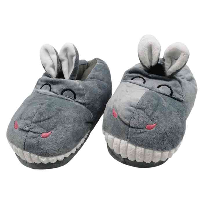 Pantuflas infantiles, 30-31, talle único, diseño burro