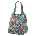 Bolsa lunchera de tela, aislante térmico, plegable con velcro