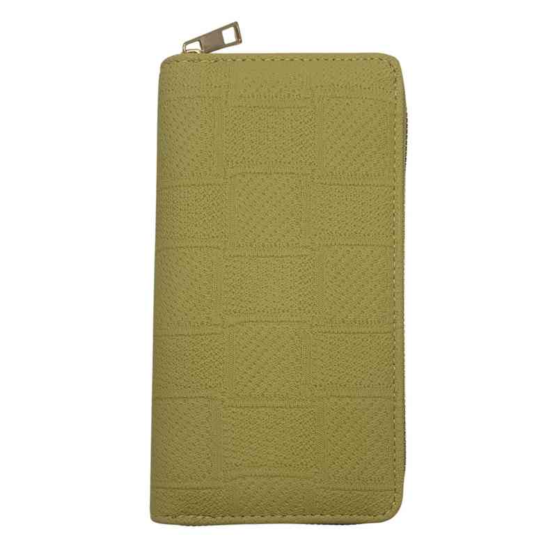 [HW1037] Billetera de dama de PU, 6 reparticiones, varios colores