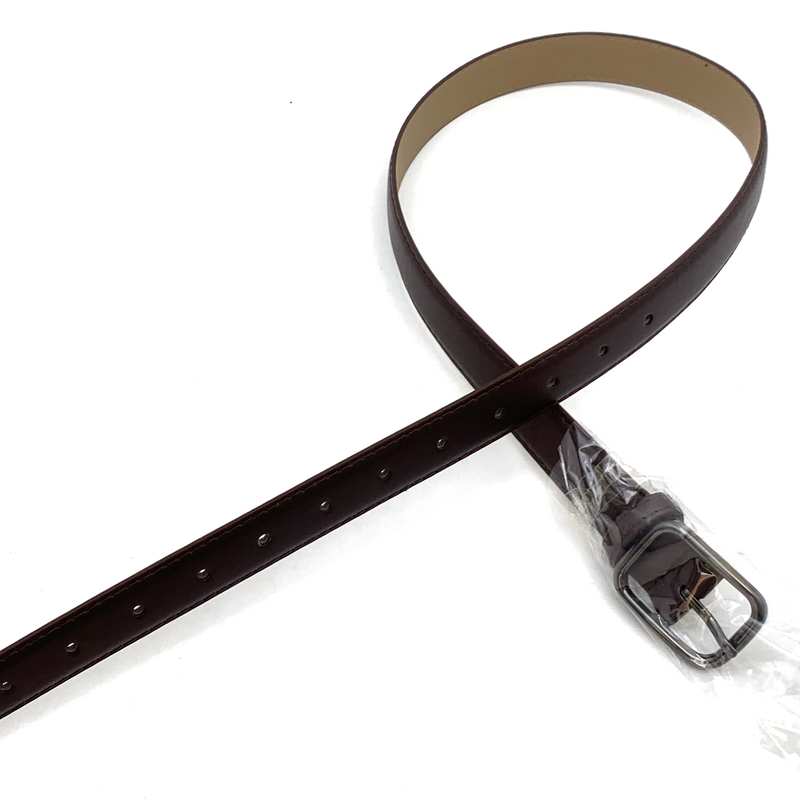 Cinturón de PU para caballero, 2 colores, en bolsa