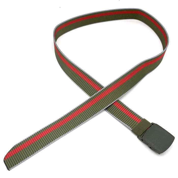 [HW1048] Cinturón de tela para caballero con hebilla automática, en bolsa varios colores