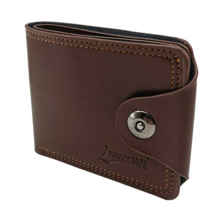 [HW1080] Billetera de caballero de PU, 2 colores en bolsa