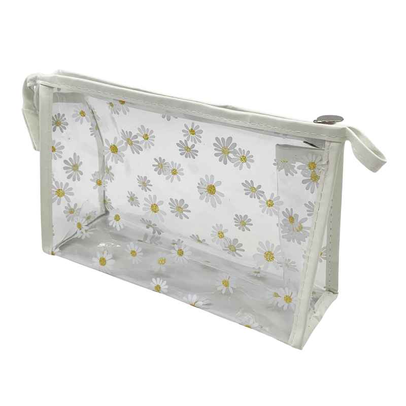 Neceser de PVC transparente, varios diseños, en bolsa