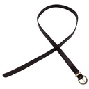 Cinturón de PU para dama hebilla metal, en bolsa