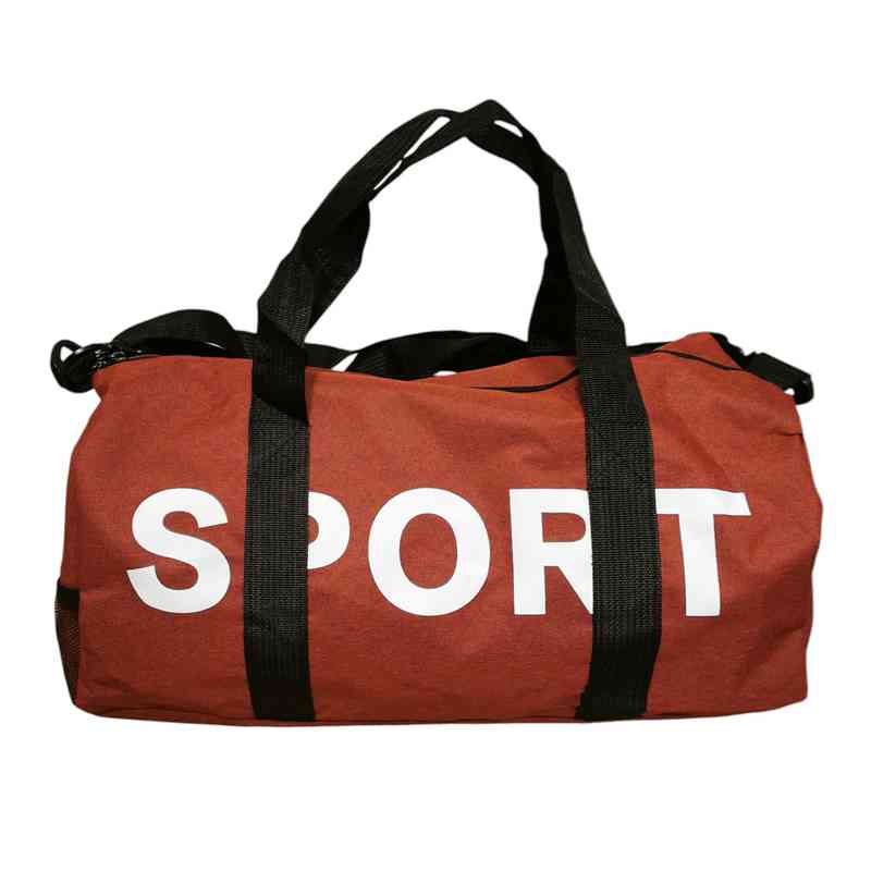[HW1160] Bolso deportivo con asas y correa, bolsillo lateral y enganche para valija, varios colores