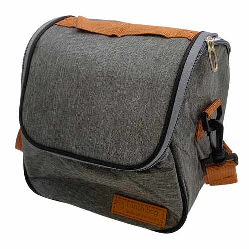 [HW1199] Bolsa lunchera de tela, aislante térmico, con cierre, varios colores
