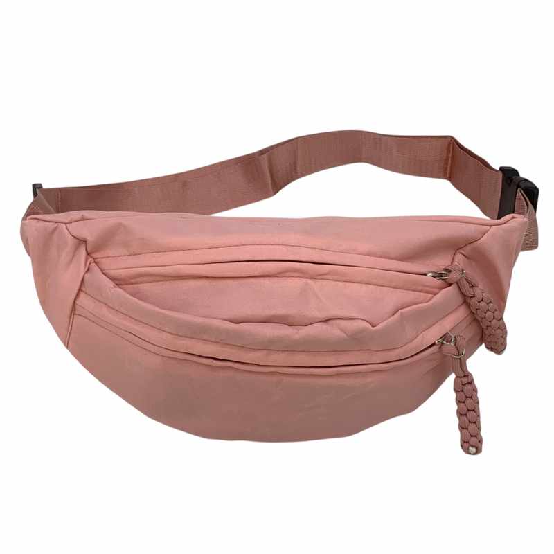 [HW1206] Riñonera de tela avión, ajustable, en bolsa, varios colores
