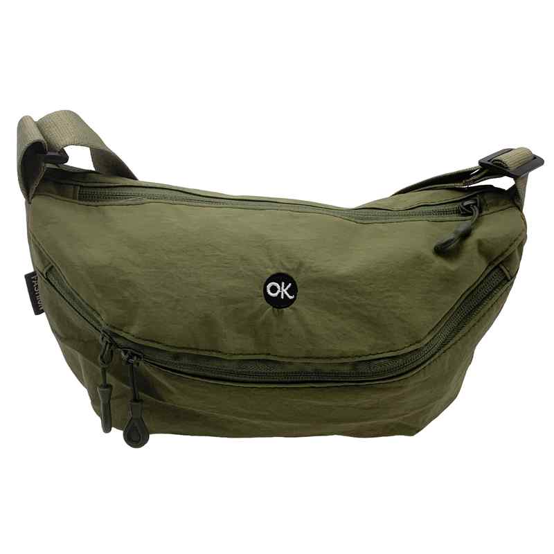 [HW1236] Cartera de tela avión, con bolsillo exterior, varios colores