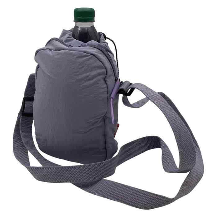 [HW1238] Cartera de tela avión, con correa, y porta botellas, varios colores