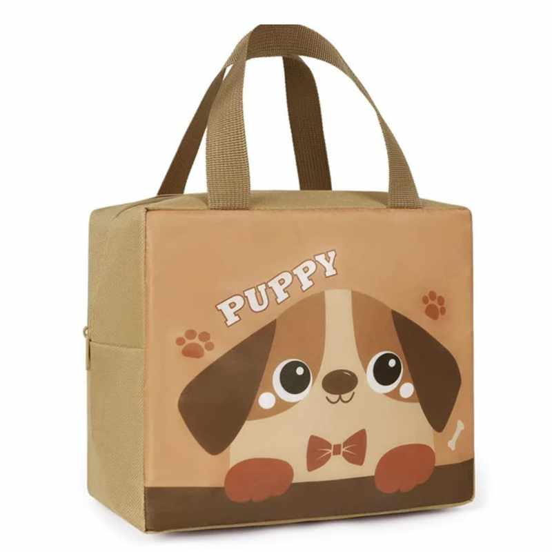 [HW1251] Bolsa lunchera de tela, aislante térmico, varios modelos