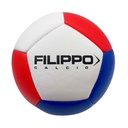 Pelota de fútbol, Nº2 cosida, ROJO Filippo