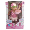 Muñeca nadadora, 3AA en caja 2 modelos