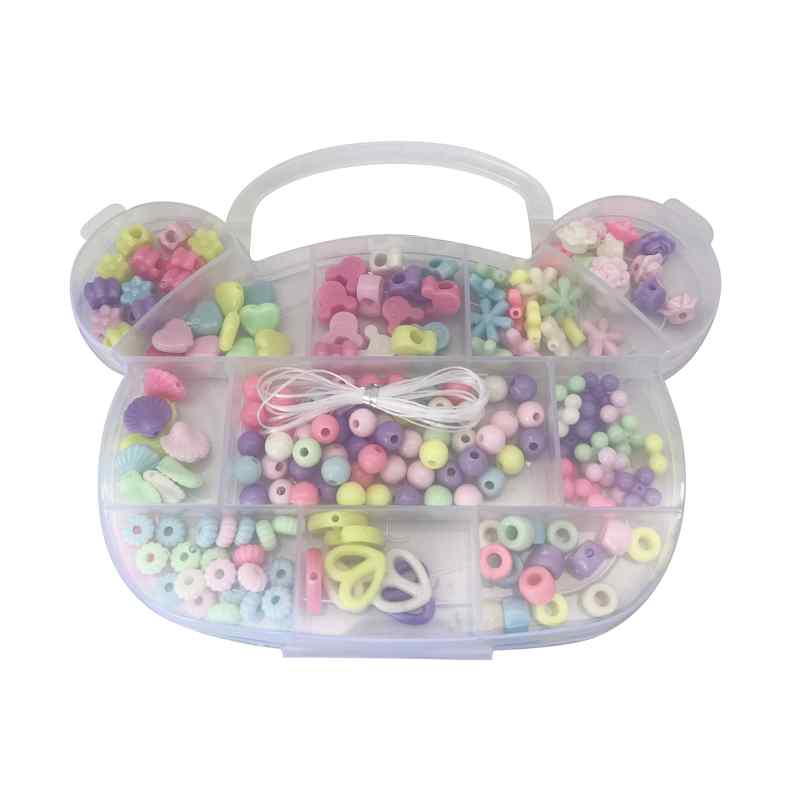 [JA2403] Cuentas para armar pulseras y collares, en caja de plástico