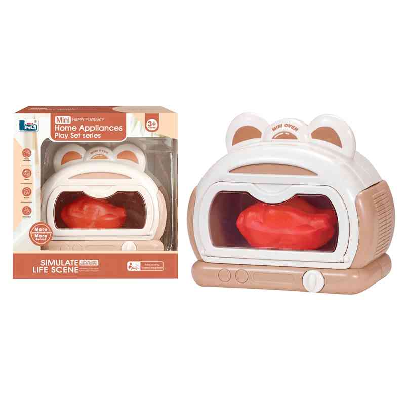 [JA2444] Electrodoméstico horno de plástico con accesorios, en caja