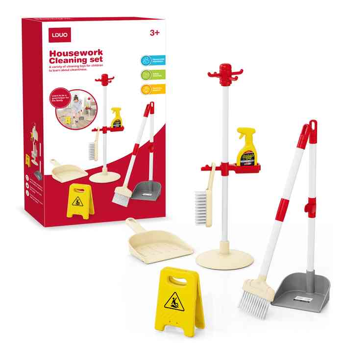 [JA2486] Set de limpieza, 7 piezas, en caja