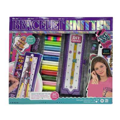 Cuentas para armar pulseras y collares, con hilos, en caja