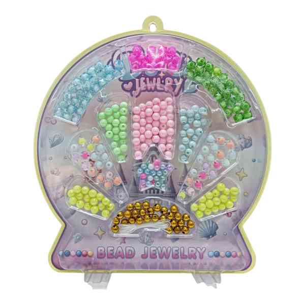 [JA2588] Cuentas para armar pulseras y collares, en caja de plástico