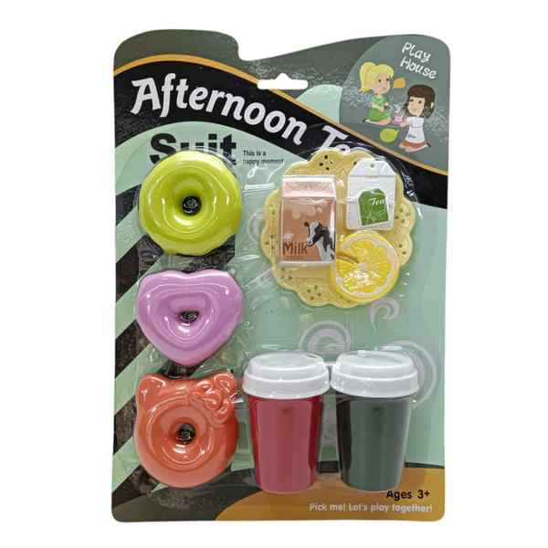 [JA2595] Set de cocina, 9 piezas comida, en blister