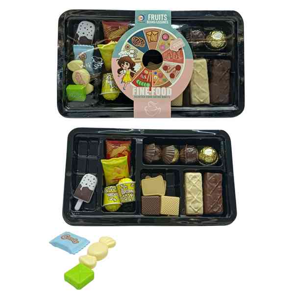 [JA2596] Set de cocina, 20 piezas comida, en caja