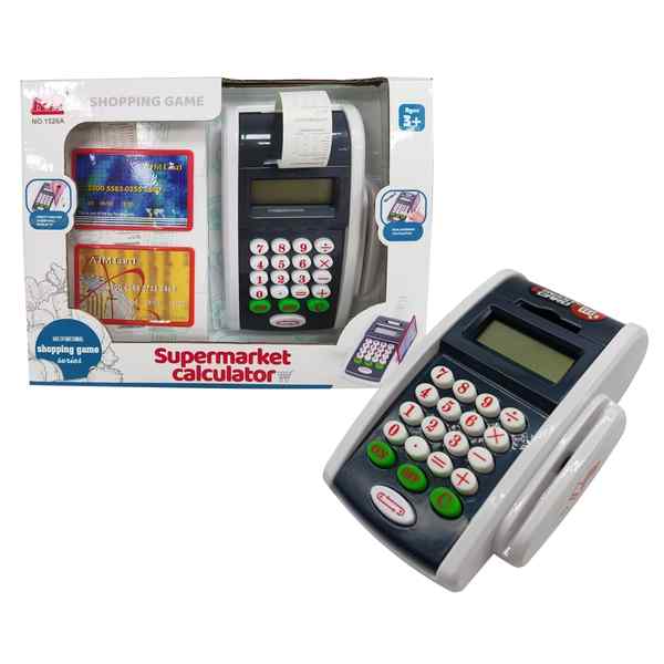 [JA2621] Pos calculadora, con sonido, 3AA con accesorios, en caja
