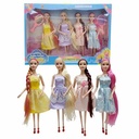 Muñeca articulada x4 con accesorios, en caja