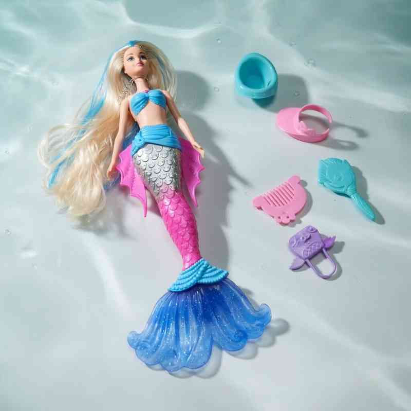 [JA2639] Muñeca sirena, con accesorios, en blister, varios colores