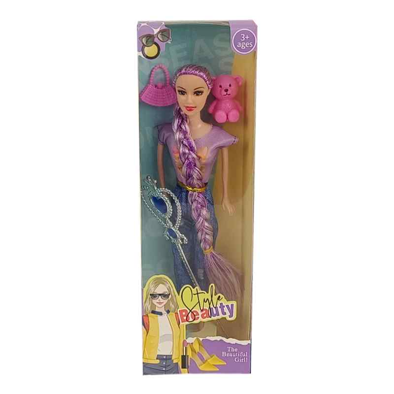 [JA2722] Muñeca con trenza y accesorios, en caja, varios modelos