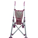 Coche para muñeca, de metal, paragüitas, en bolsa, 2 colores