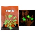 Disfraz anillos fluorescentes, x14 diseños surtidos, en bolsa