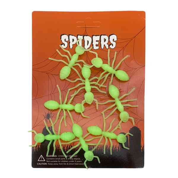 [JH1002] Animales hormiga de plástico x8, fluorescentes