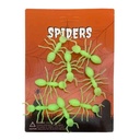Animales hormiga de plástico x8, fluorescentes