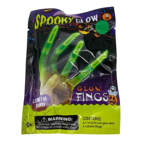 [JH1016] Dedos de plástico, en bolsa, fluorescentes