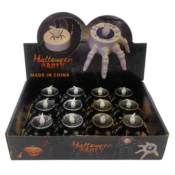 [JH1031] Lámpara decorativa Halloween, mano led, CAJA x12