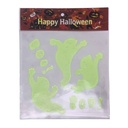 Adorno fluorescente de gel autoadhesivo, para vidrio en bolsa varios diseños