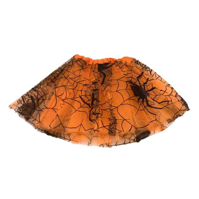 [JH1049] Disfraz pollera de tul, diseño Halloween, varios colores