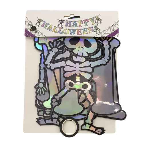 [JH1054] Guirnalda halloween de cartón, Happy Halloween, en bolsa