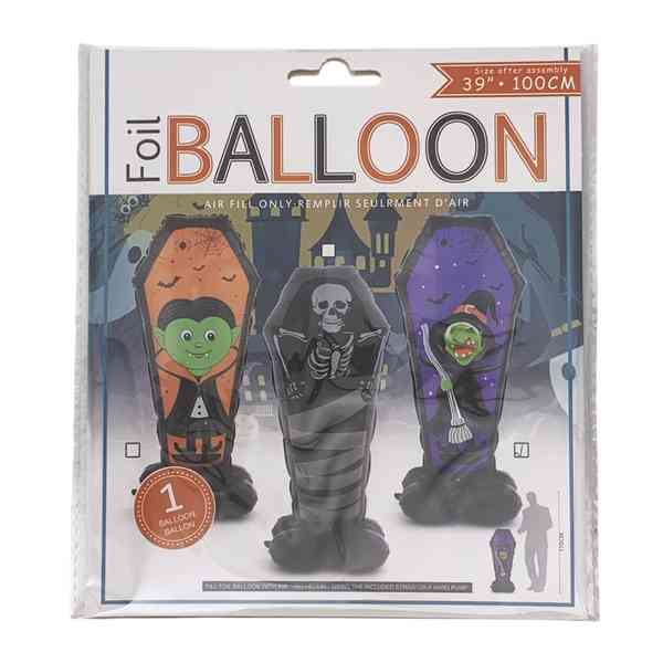 [JH1060] Globo, metalizado, varios diseños Halloween