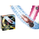 Pista flexible fluorecente con luz, 210 piezas, recargable USB, en caja
